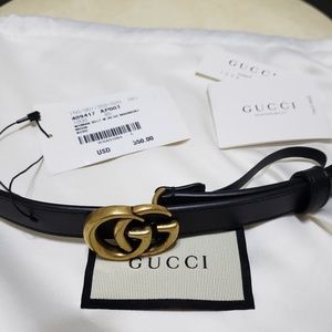Gucci Marmont belt .5 inches